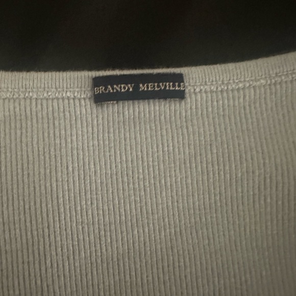 light blue Brandy short sleeve button up - Picture 2 of 2